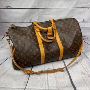 Louis Vuitton Keepall 50 Bandouliere monogram